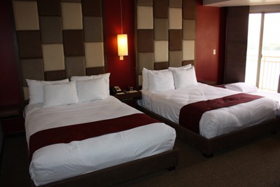 アウトリガーホテル　客室ベッド